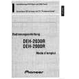 PIONEER DEH-2000R (GE) Manual de Usuario