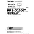 PIONEER PRS-D220/XS/EW5 Instrukcja Serwisowa