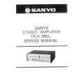 SANYO DCA 650 SEV Service Manual