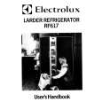 ELECTROLUX RF617D Owners Manual