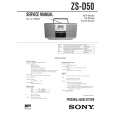 SONY ZSD50 Service Manual