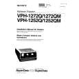 SONY VPH-1252QM Owners Manual