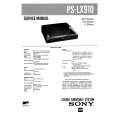 SONY PSLX910 Instrukcja Serwisowa