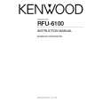 KENWOOD RFU6100 Instrukcja Obsługi