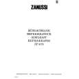 ZANUSSI ZP5174 Owners Manual
