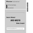 PIONEER AVD-W6210/UC Owners Manual