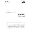 ROLAND KR-650 Instrukcja Obsługi