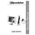 ROADSTAR LCD-2043 Instrukcja Serwisowa
