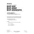 SONY BVP-950WSPK Manual de Servicio