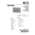SONY MZ-E3 Service Manual