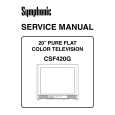 SYMPHONIC CSF420G Service Manual