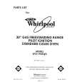 WHIRLPOOL SF311PSRW5 Parts Catalog