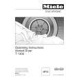 MIELE T1302 Owners Manual