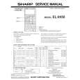 SHARP EL-9450 Instrukcja Serwisowa
