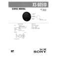 SONY XS6051D Instrukcja Serwisowa