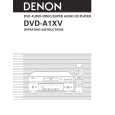 DENON DVD-A1XV Instrukcja Obsługi