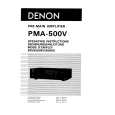 DENON PMA-500V Owners Manual