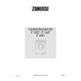 ZANUSSI F1647 Owners Manual