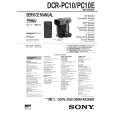 SONY DCRPC10/E Instrukcja Serwisowa