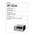 SONY VP-5030 Instrukcja Obsługi