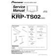 PIONEER KRP-TS02/S/WL5 Instrukcja Serwisowa