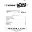 MITSUBISHI DD7040 Instrukcja Serwisowa