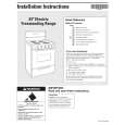 WHIRLPOOL RME23300 Manual de Instalación