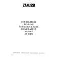 ZANUSSI ZF82BF Owners Manual