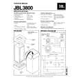 JBL JBL3800 Instrukcja Serwisowa