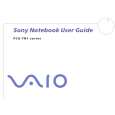 SONY PCG-TR1MP VAIO Owners Manual