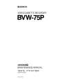 SONY BVW75P V2 Instrukcja Serwisowa