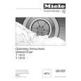 MIELE T1313 Owners Manual