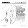SHURE SE420 Owners Manual