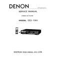 DENON DCD1500 Service Manual