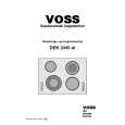 VOSS-ELECTROLUX DEK 2445-AL VOSS/HIC Owners Manual