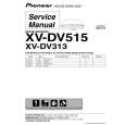 PIONEER XV-DV313/MXJN/HK Instrukcja Serwisowa