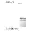ROSENLEW PASSELIRW6540 Owners Manual