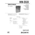 SONY WM-EX20 Owners Manual