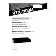 SONY VTX-1100M Owners Manual