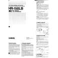 CASIO HR-150LB Owners Manual