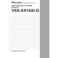 PIONEER VSX-AX10Ai-G Instrukcja Obsługi