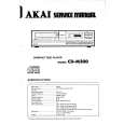 AKAI CD-M300 Service Manual