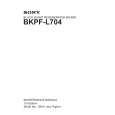 SONY BKPF-L704 Service Manual