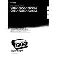 SONY VPH-1000Q Owners Manual