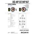 SONY XSHF167 Instrukcja Serwisowa