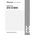 PIONEER DV-C505/KUXU Owners Manual