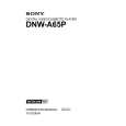 SONY DNW-A65P Owners Manual