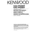 KENWOOD KACPS200T Owners Manual