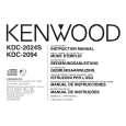 KENWOOD KDC-2094 Manual de Usuario