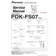 PIONEER PDK-FS07 Manual de Servicio